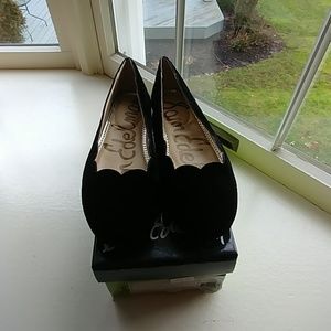 NEW SAM EDELMAN STYLE FELICIA ANNA BLACK VELVET FL